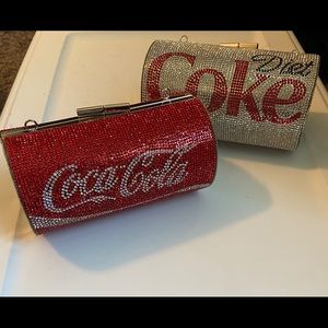 Rhinestone Coca-Cola clutch!!